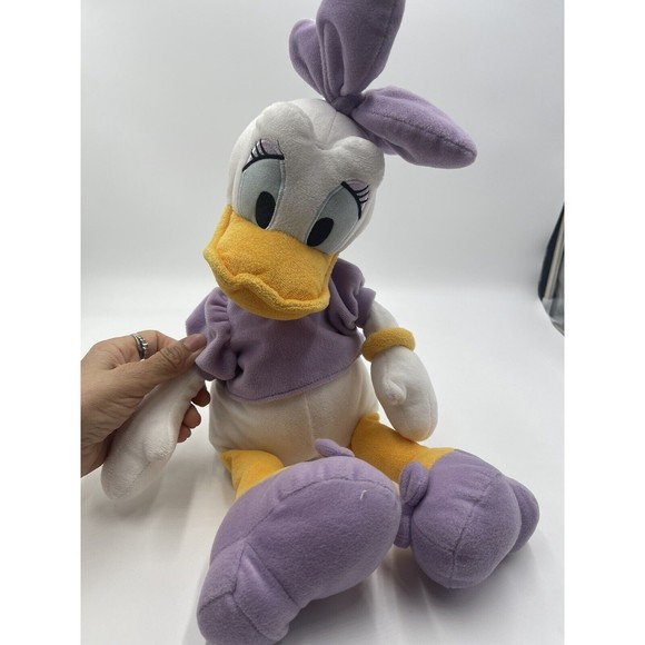 Disney Store Daisy Duck 15" Plush Purple Stuffed Animal Original Authentic - Picture 2 of 8